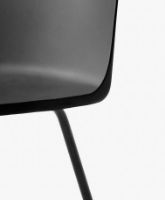 Billede af &Tradition HW6 Rely Chair SH: 46 cm - Black/Black Base