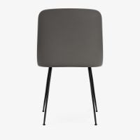 Billede af &Tradition HW6 Rely Chair SH: 46 cm - Stone Grey/Black Base