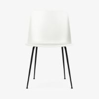 Billede af &Tradition HW6 Rely Chair SH: 46 cm - White/Black Base