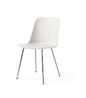 Billede af &Tradition HW6 Rely Chair SH: 46 cm - White/Chrome Base
