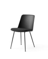 Billede af &Tradition HW7 Rely Chair SH: 48 cm - Re-Wool 198/Black/Black Base
