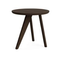 Billede af NORR11 Fin Side Table Ø: 40 cm - Dark Smoked Oak