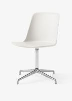 Billede af &Tradition HW11 Rely Chair SH: 46 cm - White/Polished Aluminium