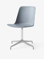 Billede af &Tradition HW11 Rely Chair SH: 46 cm - Light Blue/Polished Aluminium