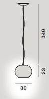Billede af Foscarini Buds 3 Pendel LED Dæmpbar Ø: 30cm - Varm Hvid