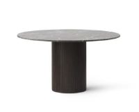 Billede af Vipp 494 Cabin Round Table Ø: 130 cm - Dark Oak / Grey Marble 
