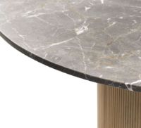 Billede af Vipp 494 Cabin Round Table Ø: 130 cm - Light Oak / Grey Marble 