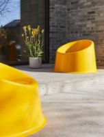 Billede af Verpan Panto Pop Chair Ø: 81 cm - Yellow