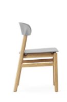 Billede af Normann Copenhagen Herit Chair SH: 45 cm - Oak Base / Grey