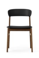 Billede af Normann Copenhagen Herit Chair SH: 45 cm - Smoked Oak / Black 
