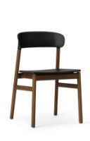 Billede af Normann Copenhagen Herit Chair SH: 45 cm - Smoked Oak / Black 
