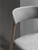 Billede af Normann Copenhagen Herit Chair Upholstery SH: 45 cm - Oak / Synergy Grey 