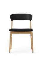 Billede af Normann Copenhagen Herit Chair Upholstery SH: 45 cm  - Oak / Synergy Black 