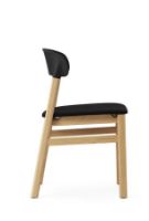 Billede af Normann Copenhagen Herit Chair Upholstery SH: 45 cm  - Oak / Synergy Black 
