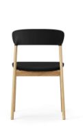 Billede af Normann Copenhagen Herit Chair Upholstery SH: 45 cm  - Oak / Synergy Black 