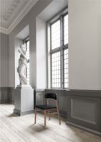 Billede af Normann Copenhagen Herit Chair Upholstery SH: 45 cm  - Oak / Synergy Black 