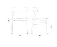 Billede af Normann Copenhagen Herit Chair Upholstery SH: 45 cm  - Oak / Synergy Sand 