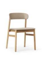 Billede af Normann Copenhagen Herit Chair Upholstery SH: 45 cm - Oak / Spectrum Leather Sand
