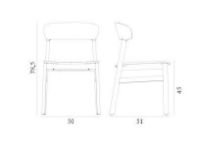 Billede af Normann Copenhagen Herit Chair Upholstery SH: 45 cm - Oak / Spectrum Leather Sand