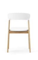 Billede af Normann Copenhagen Herit Chair Upholstery SH: 45 cm - Oak / Spectrum Leather White  
