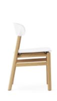 Billede af Normann Copenhagen Herit Chair SH: 45 cm - Oak Base / White 
