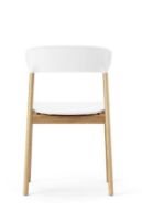 Billede af Normann Copenhagen Herit Chair SH: 45 cm - Oak Base / White 