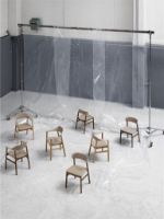 Billede af Normann Copenhagen Herit Armchair Upholstery SH: 45 cm - Oak Base/ Sand Spectrum Leather 