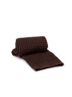 Billede af Ferm Living Organic Hand Towel 50x100 cm - Chocolate OUTLET