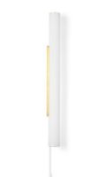 Billede af Ferm Living Vuelta Wall Lamp H: 100 cm - White/Brass