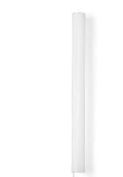Billede af Ferm Living Vuelta Wall Lamp H: 100 cm - White/Stainless Steel