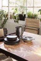 Billede af Ferm Living Flod Dining Table 181,3x81,1 cm -Terracotta/Black