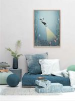 Billede af ViSSEVASSE Plakat The Diver 30x40cm OUTLET