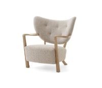 Billede af &Tradition Wulff ATD2 Lounge Chair SH: 41 cm - Oiled Oak / Karakorum 003
