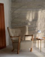 Billede af &Tradition Wulff ATD2 Lounge Chair SH: 41 cm - Oiled Walnut / Hallingdal 376