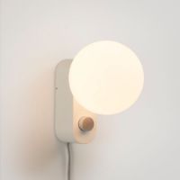 Billede af Tala Alumina Table/Wall Lamp with Sphere IV Bulb EU H: 24 cm - Chalk OUTLET