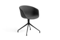 Billede af HAY AAC21 About a Chair Spisebordsstol Fuldpolstret SH: 46 cm - Black Powder Coated Aluminium/Remix 982 OUTLET