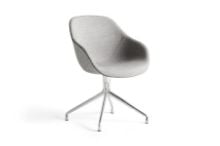 Billede af HAY AAC121 About A Chair Spisebordsstol Polstret SH: 47,5 cm - Polished Aluminium/Surface By HAY 190 