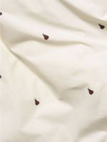 Billede af Ferm Living Pear Bedding Adult 140x200 cm - Off White/Cinnamon OUTLET