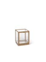 Billede af Ferm Living Miru Glass Montre 40x40 cm - Natural Oak 