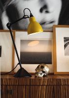 Billede af DCW Editions Lampe Gras N205 Bordlampe Rund H: 59cm - Sort/Gul