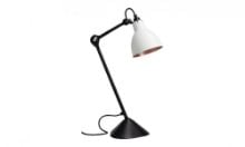 Billede af DCW Editions Lampe Gras N205 Bordlampe Rund H: 59cm - Sort/Hvid/Kobber