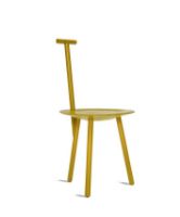 Billede af Please Wait To Be Seated Spade Chair SH: 45 cm - Tumeric Yellow 