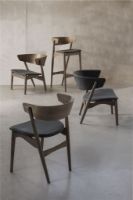 Billede af Sibast Furniture No 7 Lounge Chair Full Upholstered SH: 35 cm - Smoked Oak / Leather Dunes Anthrazite