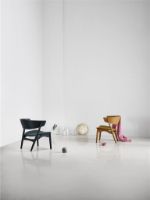 Billede af Sibast Furniture No 7 Lounge Chair SH: 35 cm - Black Oak / Black Victory Leather