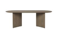 Billede af Ferm Living Mingle Table Top Oval B: 220 cm - Dark Stained Oak