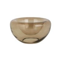 Billede af Kristina Dam Studio Opal Bowl Small Ø: 25 cm - Brown Topaz / Glass