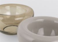 Billede af Kristina Dam Studio Opal Bowl Small Ø: 25 cm - Brown Topaz / Glass