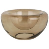 Billede af Kristina Dam Studio Opal Bowl Large Ø: 36 cm - Brown Topaz / Glass