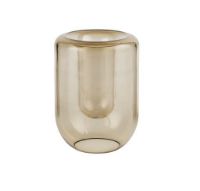 Billede af Kristina Dam Studio Opal Vase Large H: 20 cm - Brown Topaz / Glass