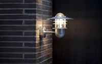 Billede af Nordlux Agger Væglampe H: 20 cm - Galvaniseret Stål
